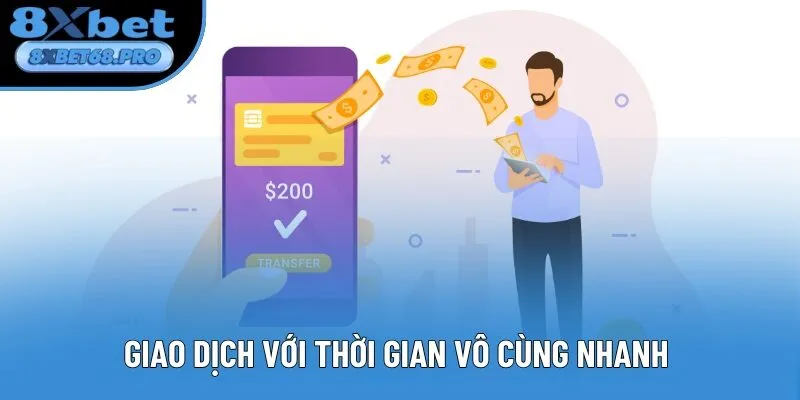 Giao dịch với thời gian vô cùng nhanh 